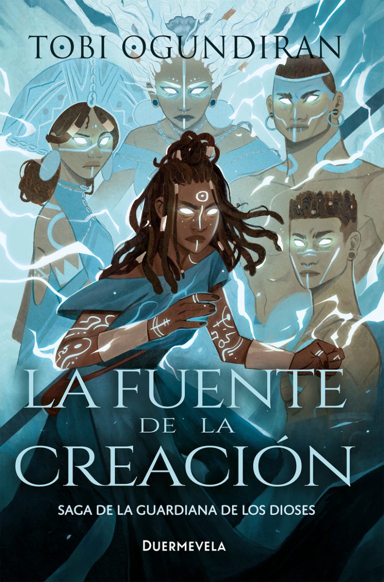 Cubierta en tonos azules, Ashâke mira al frente, con los glifos incandescentes y rayos de luz que salen de su cuerpo, tras ella el resto de dioses también miran de frente, todos con los ojos en blanco y actitud retadora